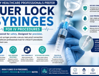 Why Healthcare Professionals Prefer Luer Lock Syringes for IV Procedures
